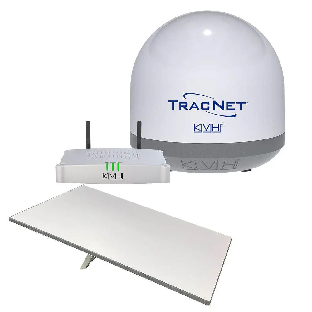 KVH Starlink Premium Standard RV Flat Panel Terminal w/TracNet Coastal Pro 5G/WiFi Compact Terminal w/TracNet Hub [72-1081/01-0465] KVH