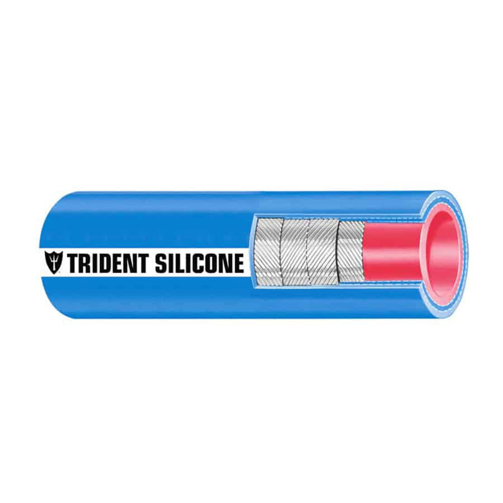 Trident Marine 3-1/2" x 36" Blue Silicone Wet Exhaust Hose [202V3120-36] - Besafe1st