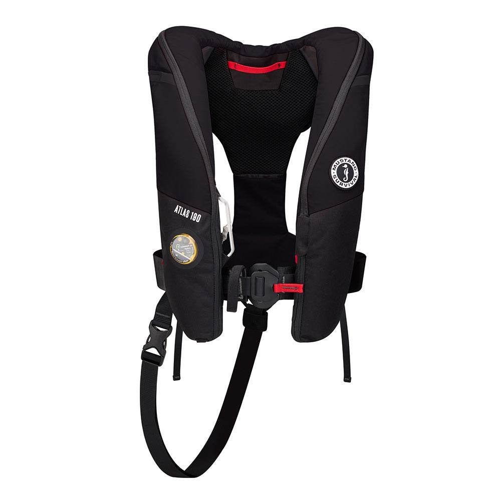 Mustang Atlas 190 DLX Open Ocean Inflatable PFD - Black [MD3195E1-13-0] - Besafe1st