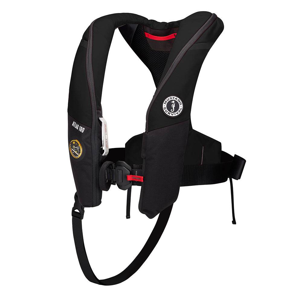 Mustang Atlas 190 DLX Open Ocean Inflatable PFD - Black [MD3195E1-13-0] - Besafe1st