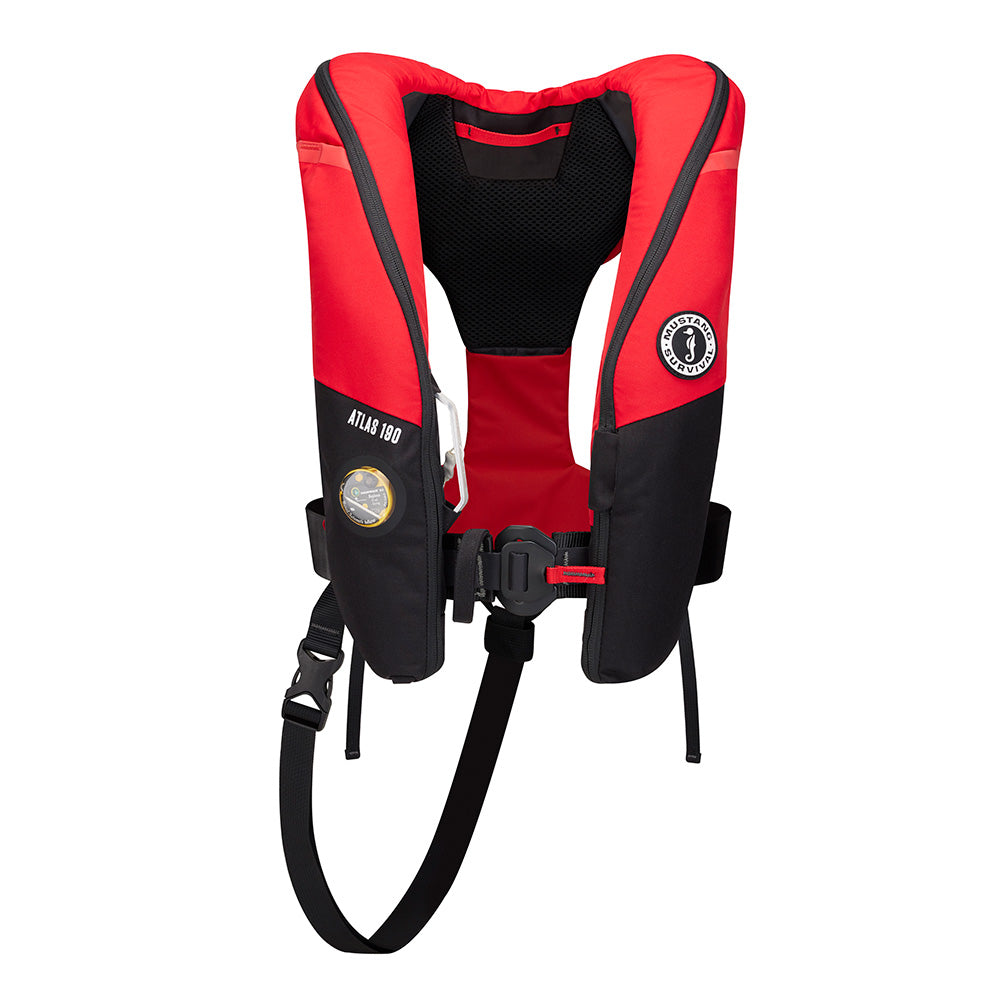 Mustang Atlas 190 DLX Open Ocean Inflatable PFD - Red/Black [MD3195E1-123-0] - Premium Personal Flotation Devices Besafe1st Shop now 