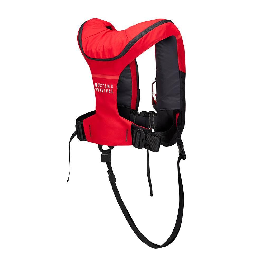 Mustang Atlas 190 DLX Open Ocean Inflatable PFD - Red/Black [MD3195E1-123-0] - Besafe1st