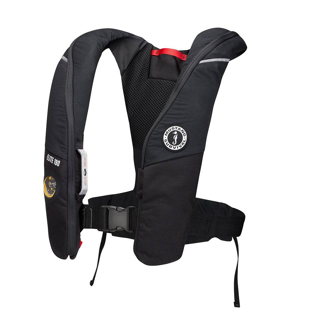 Mustang Elite 190 Offshore Inflatable PFD - Black [MD3170-13-0] - Besafe1st