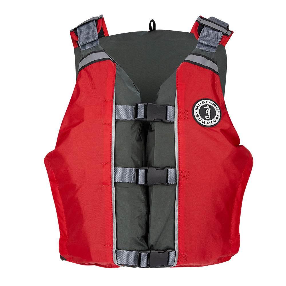 Mustang APF Foam Vest - Universal - Red/Grey [MV411102-861-0] - Besafe1st