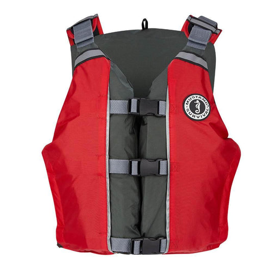 Mustang APF Foam Vest - Universal - Red/Grey [MV411102-861-0] - Besafe1st