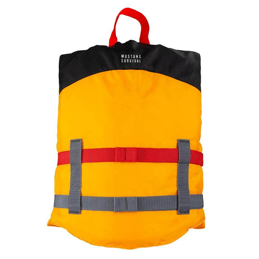 Mustang Youth Livery Foam Vest - Mango/Black [MV230002-203-0] - Besafe1st