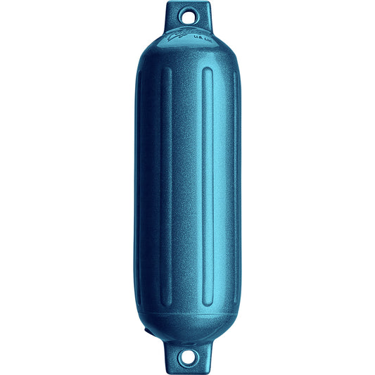 Polyform G-3 Twin Eye Fender 5.5" x 19" - Metallic Blue [G-3 METALLIC BLUE] - Besafe1st