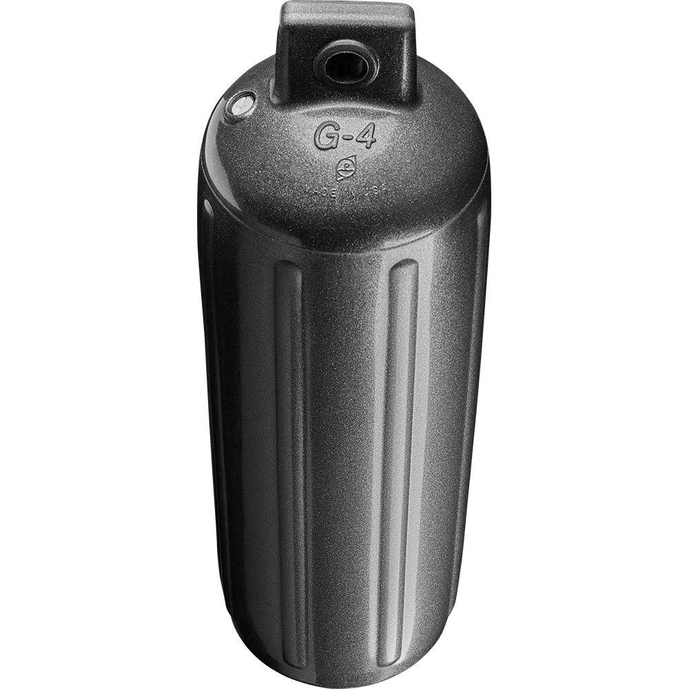 Polyform G-4 Twin Eye Fender 6.5" x 22" - Metallic Graphite [G-4 METALLIC GRAPHITE] Polyform U.S.