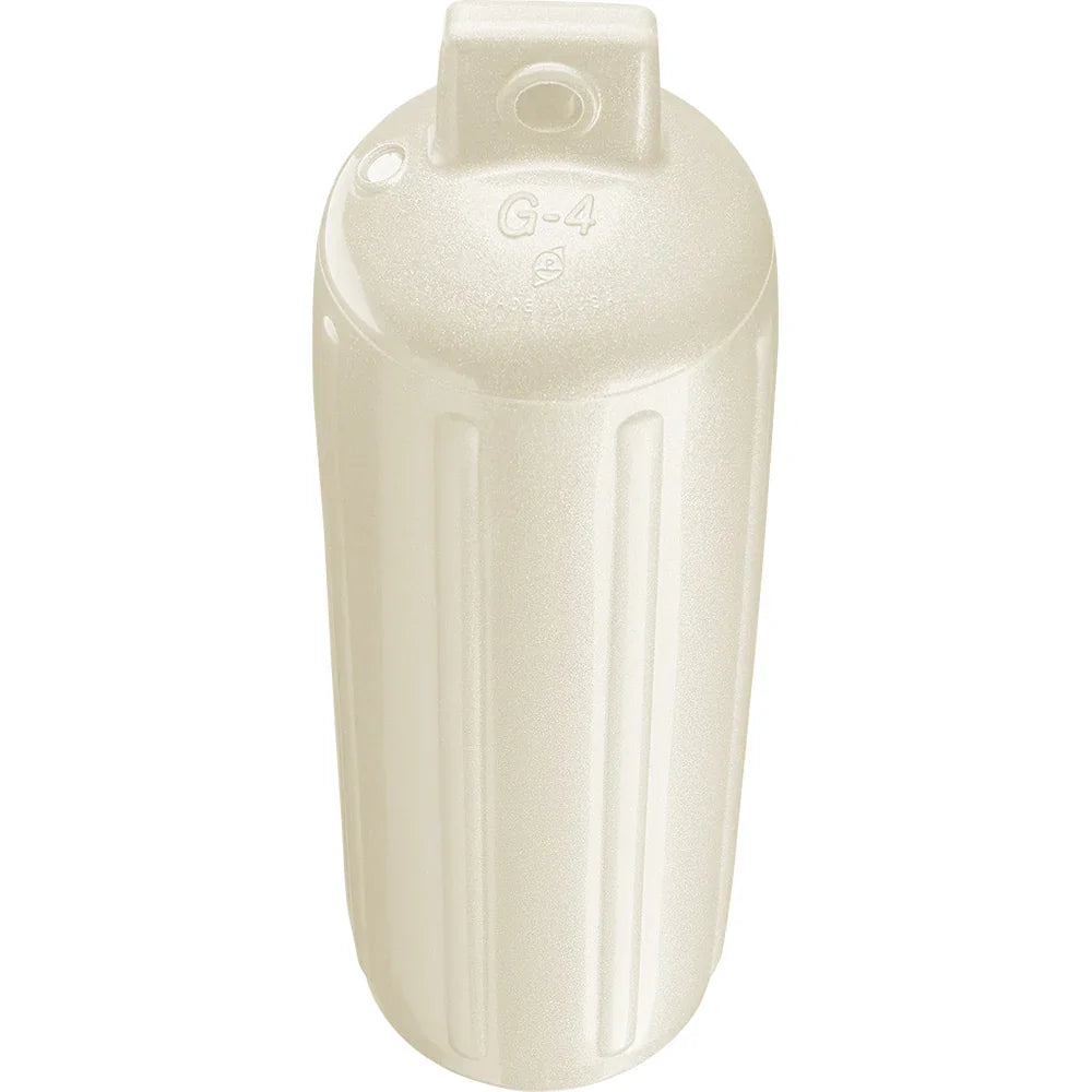 Polyform G-4 Twin Eye Fender 6.5" x 22" - Metallic White [G-4 METALLIC WHITE] Polyform U.S.