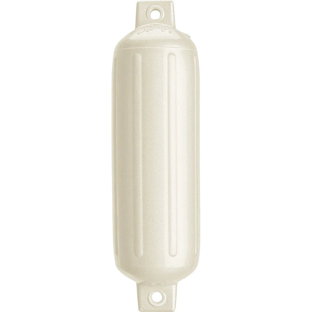 Polyform G-4 Twin Eye Fender 6.5" x 22" - Metallic White [G-4 METALLIC WHITE] Polyform U.S.