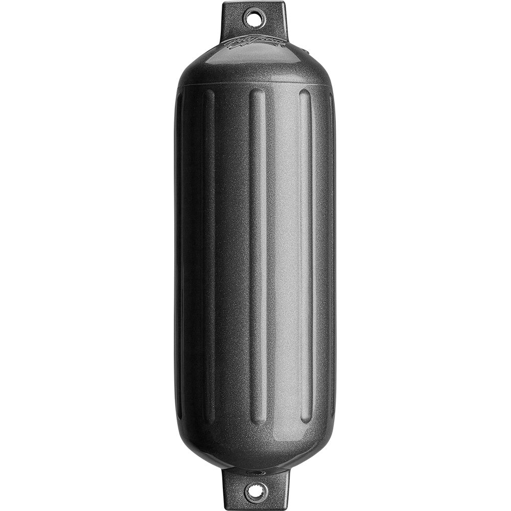 Polyform G-5 Twin Eye Fender 8.8" x 26.8" - Metallic Graphite [G-5 METALLIC GRAPHITE] - Besafe1st