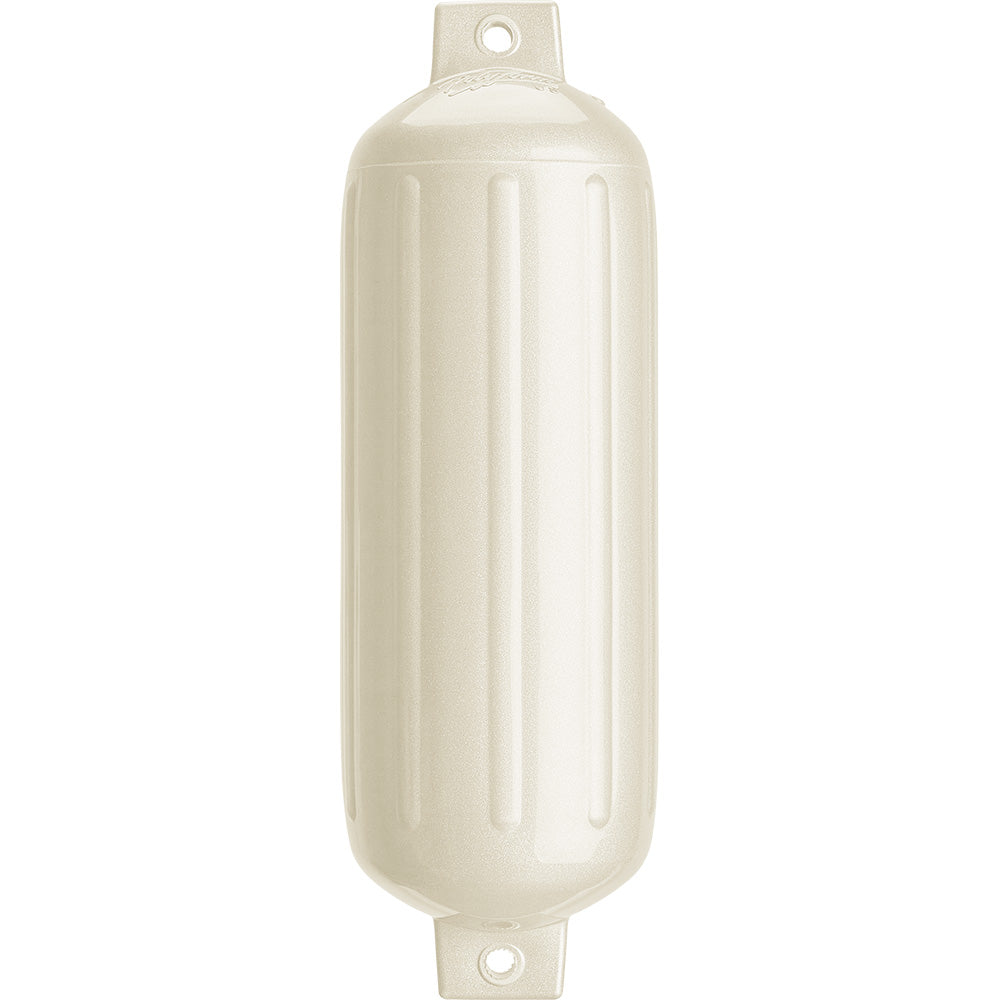Polyform G-5 Twin Eye Fender 8.8" x 26.8" - Metallic White [G-5 METALLIC WHITE] - Besafe1st