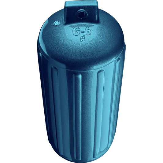 Polyform G-6 Twin Eye Fender 11" x 30" - Metallic Blue [G-6 METALLIC BLUE] - Besafe1st