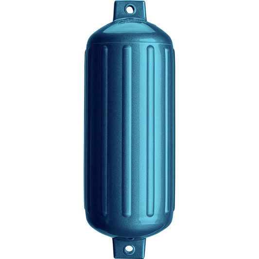 Polyform G-6 Twin Eye Fender 11" x 30" - Metallic Blue [G-6 METALLIC BLUE] - Besafe1st