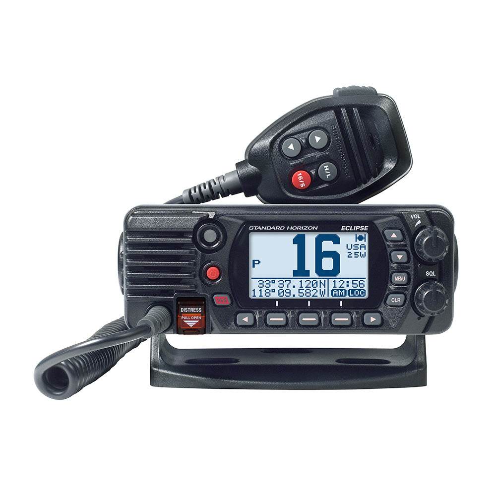 Standard Horizon GX1410GB Eclipse Series 25W Fixed Mount VHF/GPS - Black [GX1410GB] - Premium VHF - Fixed Mount Besafe1st Shop now 