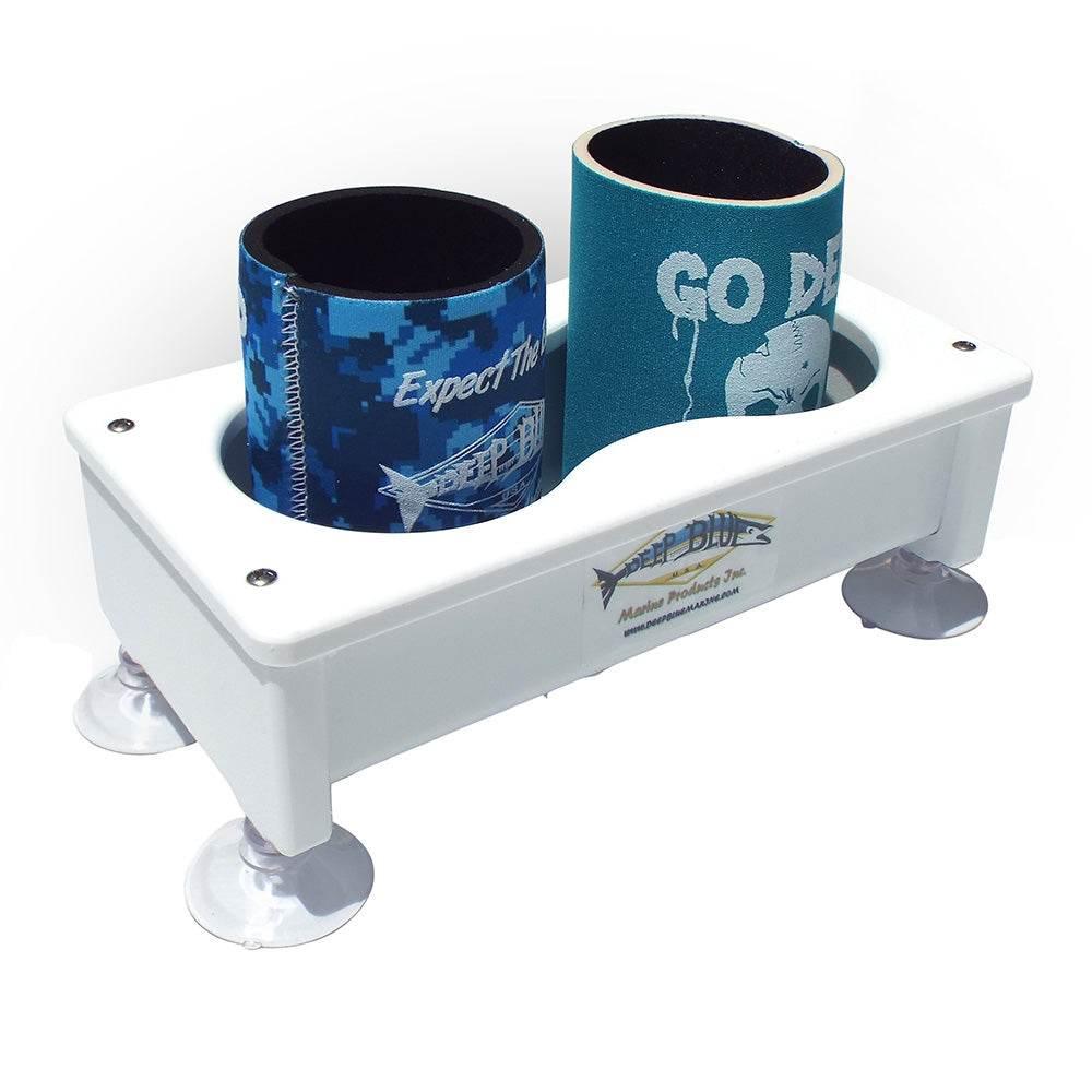 Deep Blue Marine Double Cup Holder/Storage Box [DH-2] Deep Blue Marine