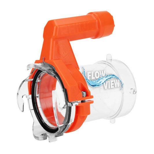 Camco Rhino RV Sewer Hose Extender PRO - 5 Sewer Hose Extension - Torque-Grip Handle w/Built-In LED Flashlight [39570] - Besafe1st