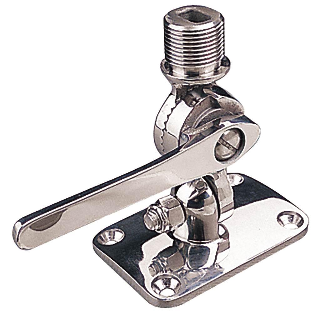 Sea-Dog Adjustable Antenna Base - Deck Mount - Investment Cast 316 Stainless Steel [329230-1] Sea-Dog