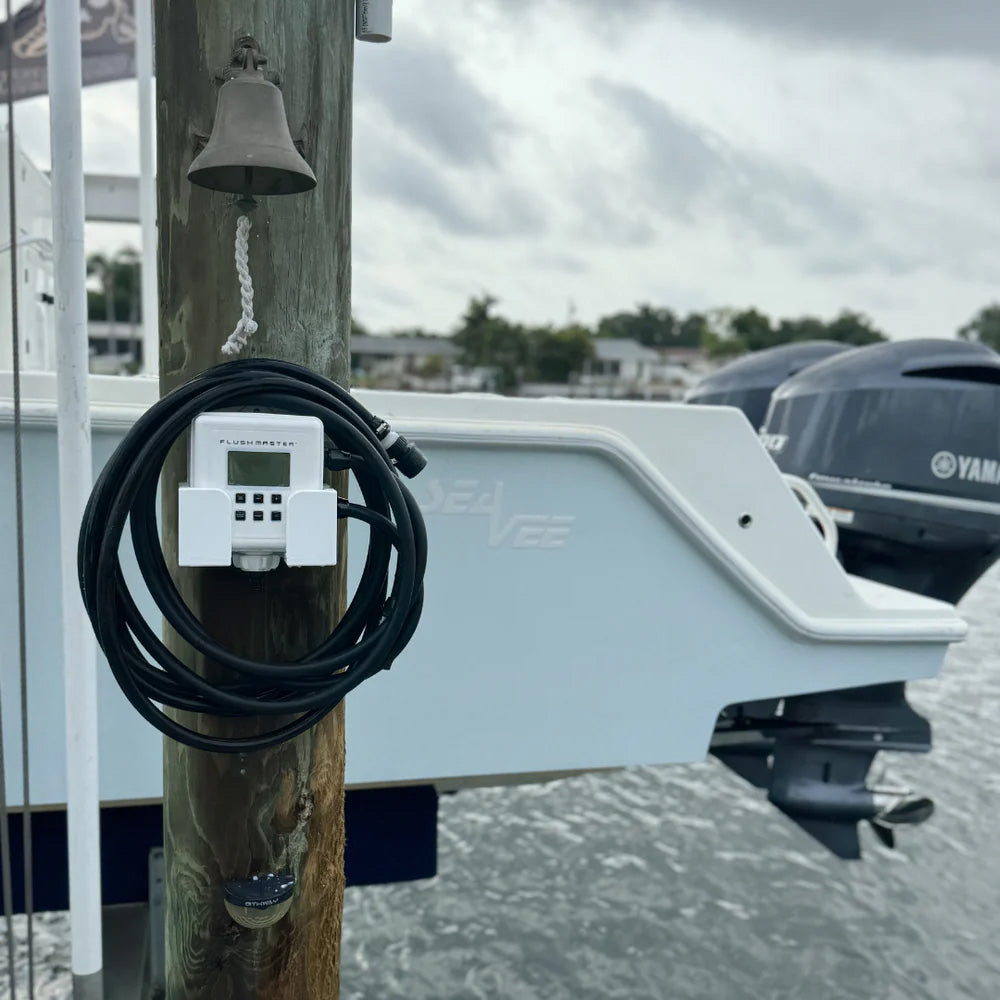 Flushmaster Outboard Flushing System - 4 Outlet w/Four 20' Hose Kits [SM-FM4020] Flushmaster
