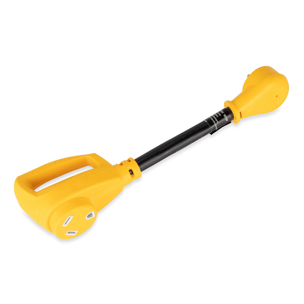 Camco Power Grip Dogbone 15 Amp Male / 30 Amp Female Adapter - 12" [55165] - Besafe1st
