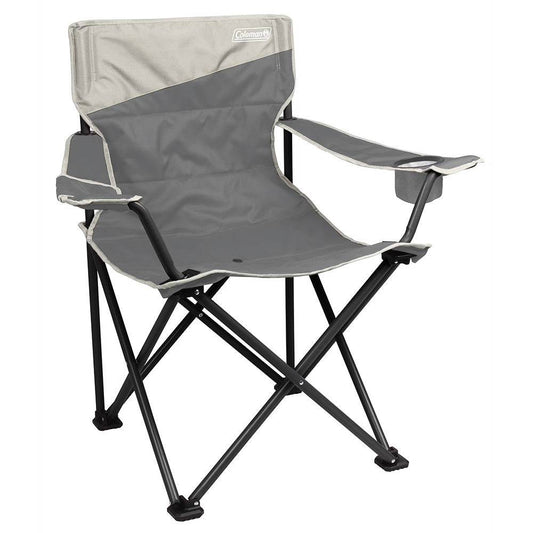 Coleman Big Tall Quad Camping Chair - Grey [2178363] - Besafe1st