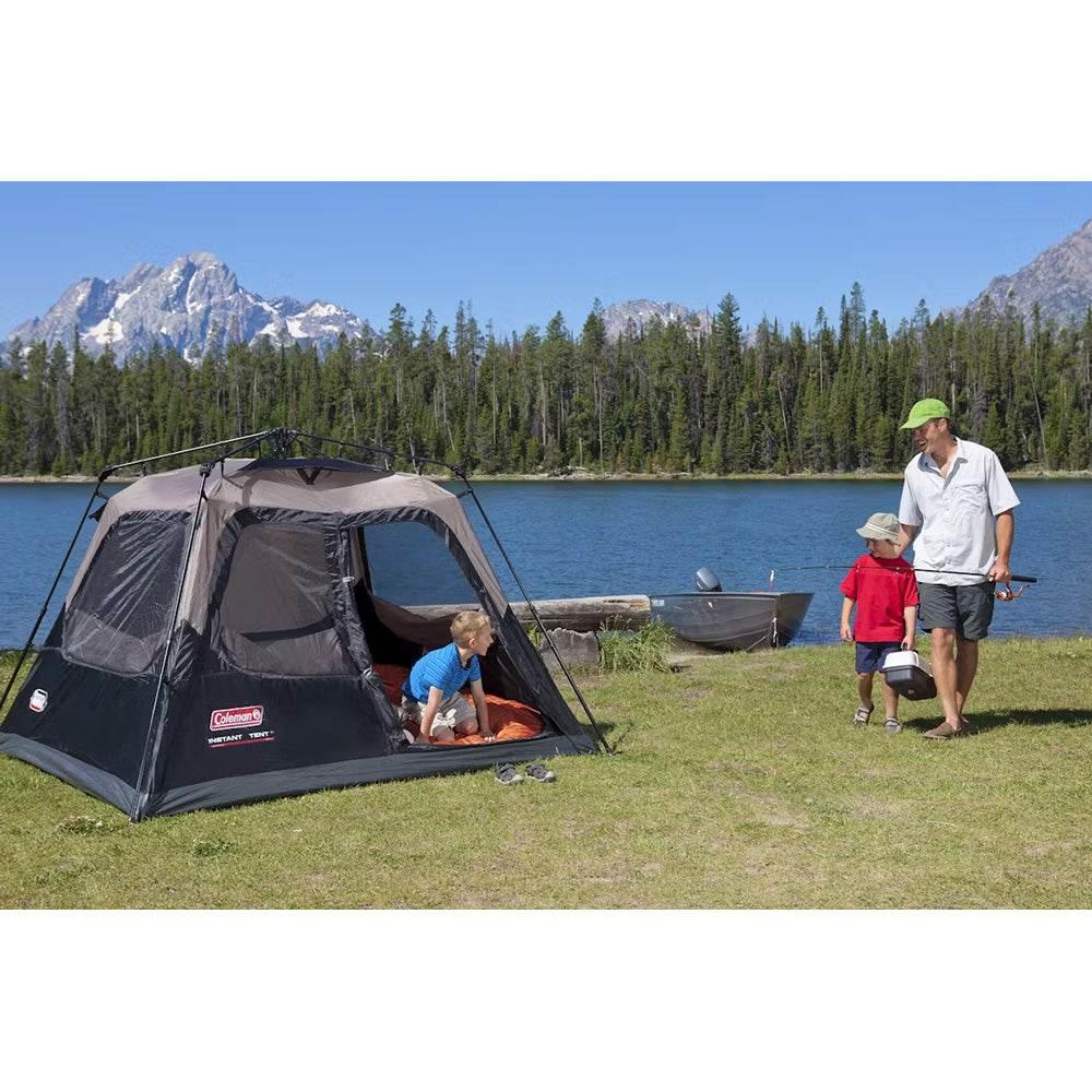 Coleman 4-Person Cabin Camping Tent w/Instant Setup - Black [2206916] Coleman