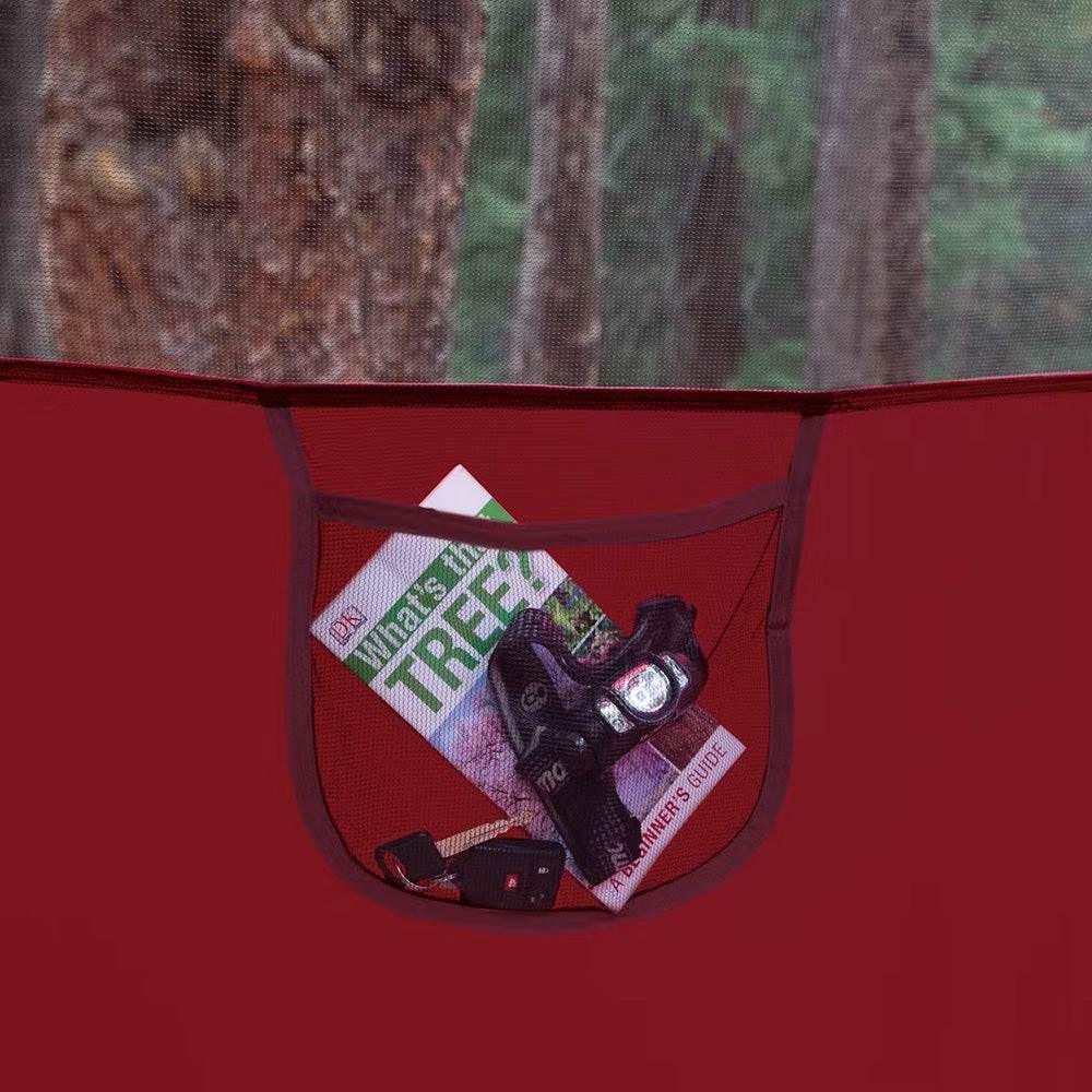 Coleman 4-Person Flatwoods II Lightweight Dome Camping Tent - Red [2207389] Coleman