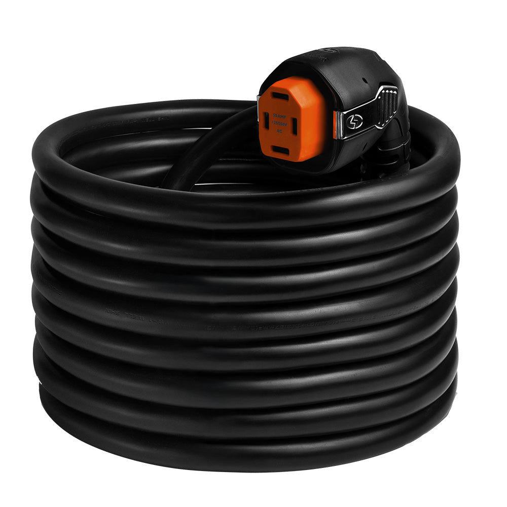 SmartPlug 50 AMP Angled RV Dual Configuration Cordset - 30' [R50304A] - Besafe1st