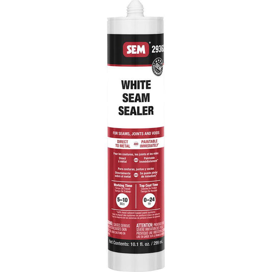 SEM 1K Seam Sealer - 10.1oz Tube - White [29362] - Besafe1st