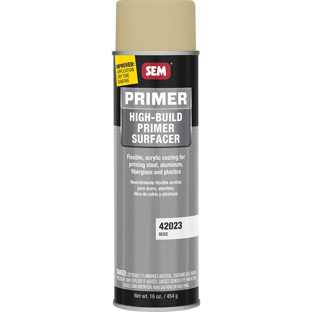 SEM High-Build Primer Surfacer - 20oz Aerosol Can - Beige [42023] - Besafe1st