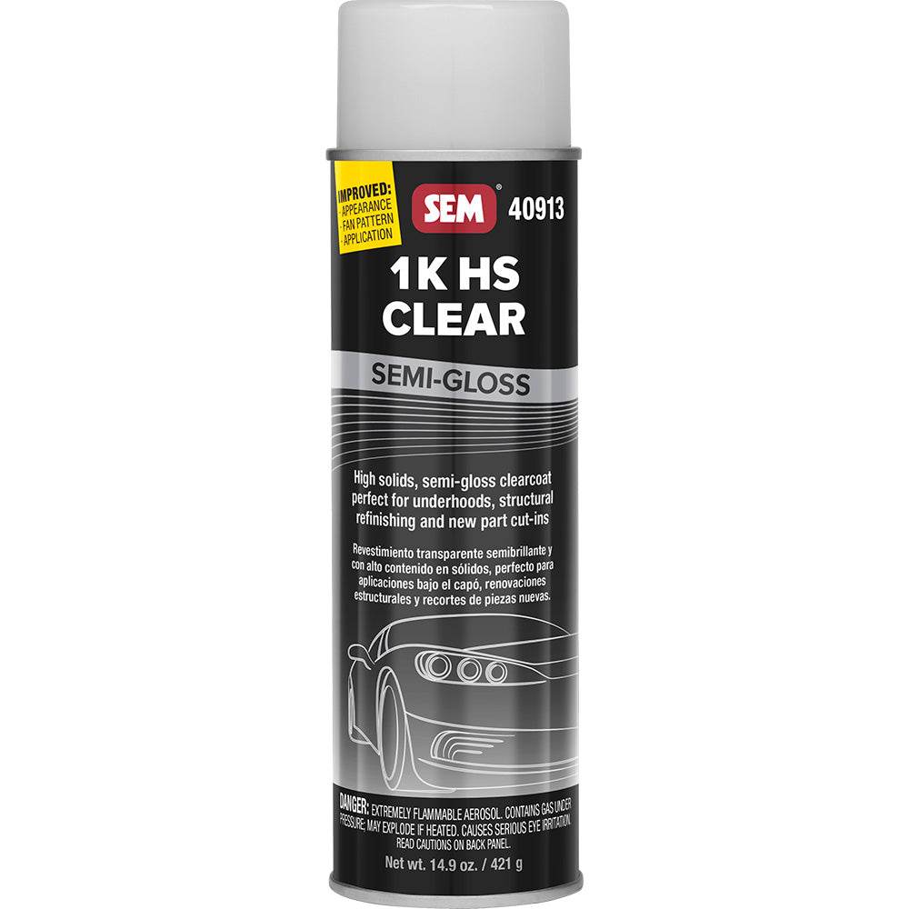 SEM 1K HS Clear - 20oz Aerosol Can - Semi-Gloss Finish [40913] - Besafe1st