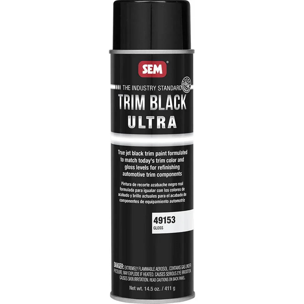 SEM Trim Black Ultra - 20oz Aerosol Can - Gloss Finish [49153] SEM