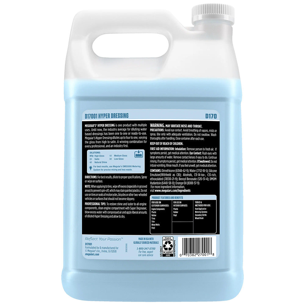 Meguiar's Hyper Dressing - 1 Gallon [D17001] - Besafe1st