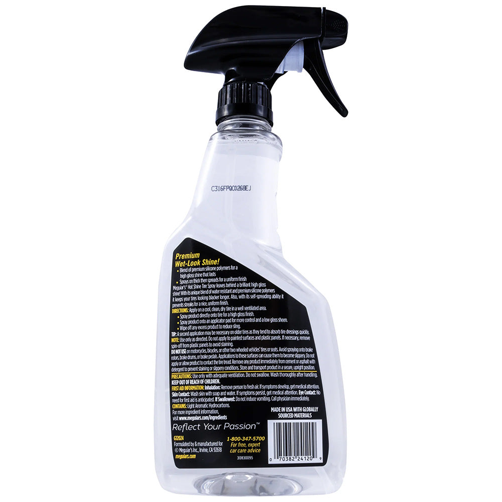 Meguiar's Hot Shine Tire Spray - 24oz [G12024] - Besafe1st