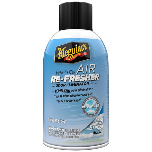 Meguiar's Whole Car Air Refresher Odor Eliminator - Summer Breeze Scent [G16602] - Besafe1st