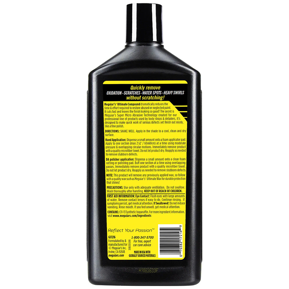 Meguiar's Ultimate Compound - 16oz [G17216] - Besafe1st