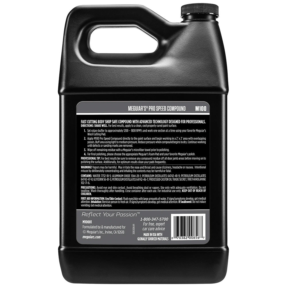 Meguiar's Pro Speed Compound - 1 Gallon [M10001] - Besafe1st