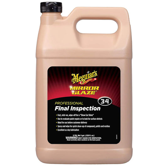 Meguiar's Professional Final Inspection Wipe-Off Detailer - 1 Gallon [M3401] - Besafe1st