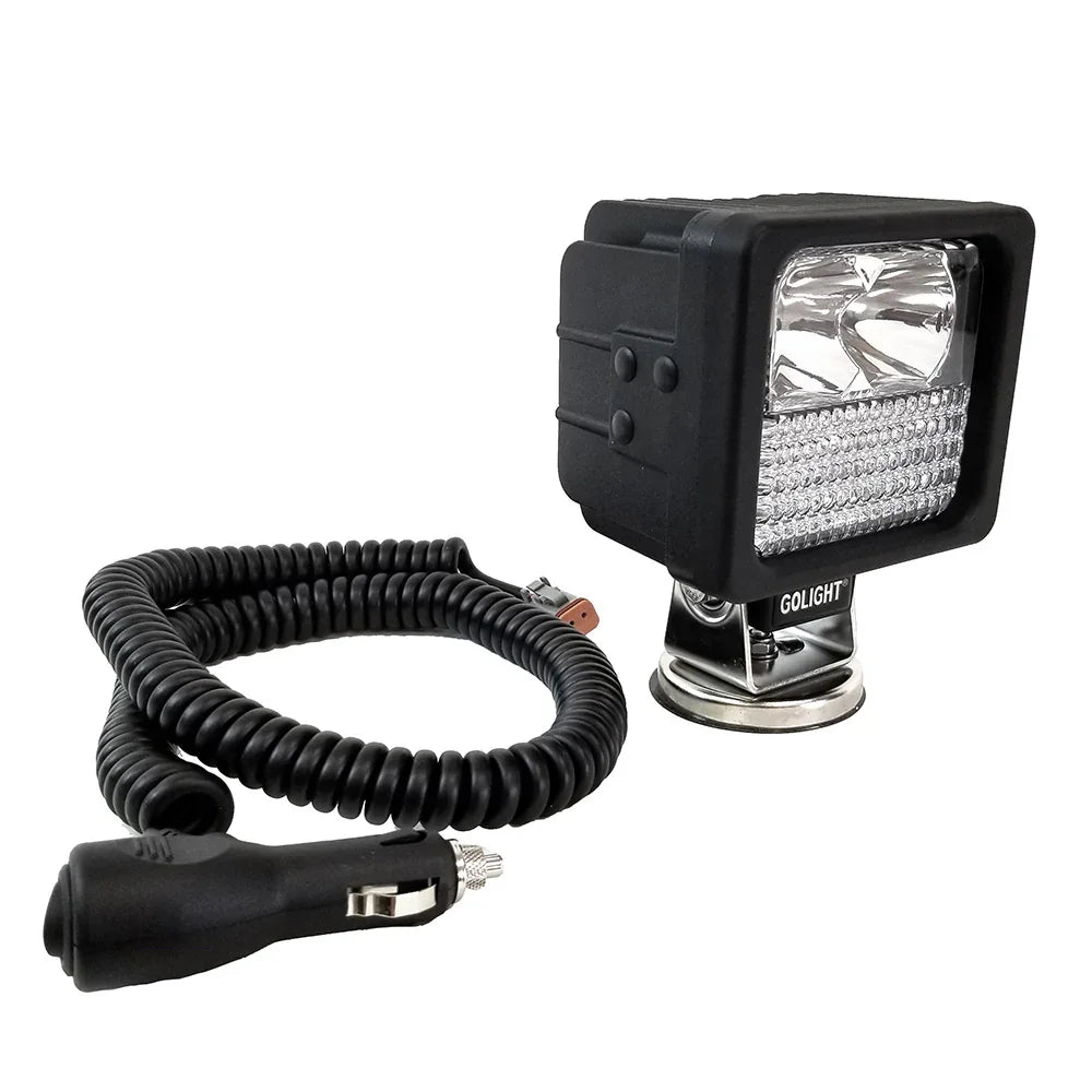 Golight GXL LED Hybrid Portable Work Light Series Magnetic Mount w/No Remote - 12V - Black [40235] Golight