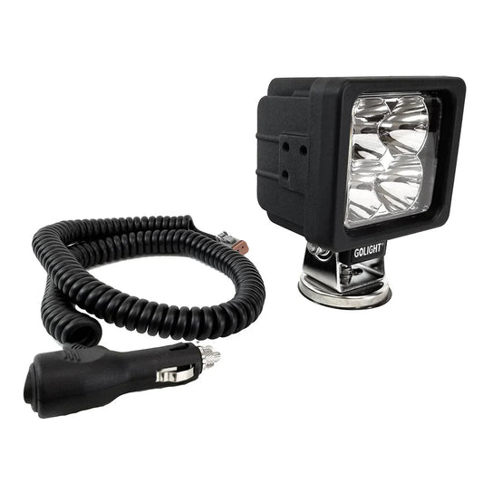 Golight GXL LED Work Light Series Portable Spot Light Magnetic Mount w/No Remote - 12V - Black [40245] Golight