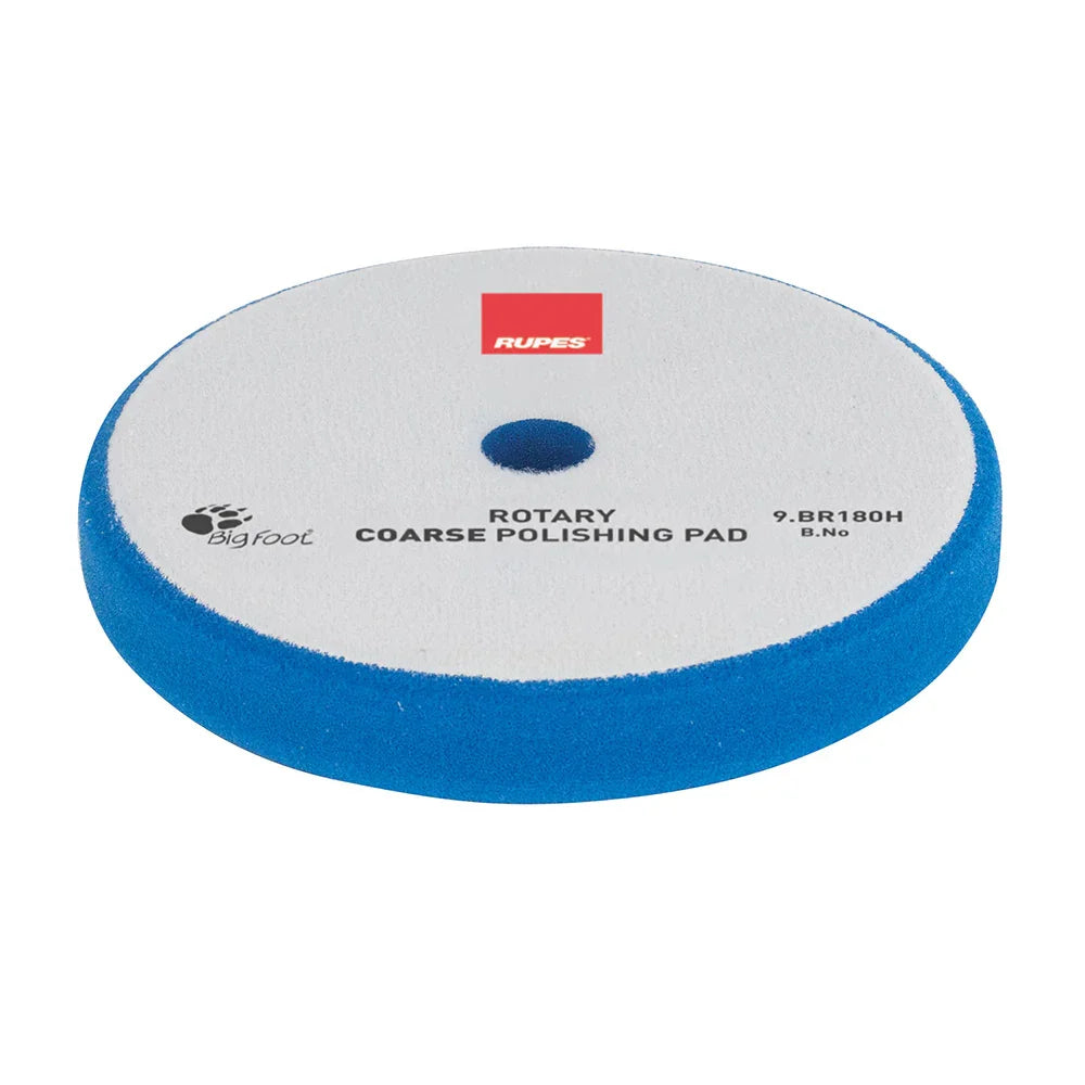 RUPES Rotary Coarse Polishing Foam Pad 155/160mm - Blue [9.BR180H] RUPES