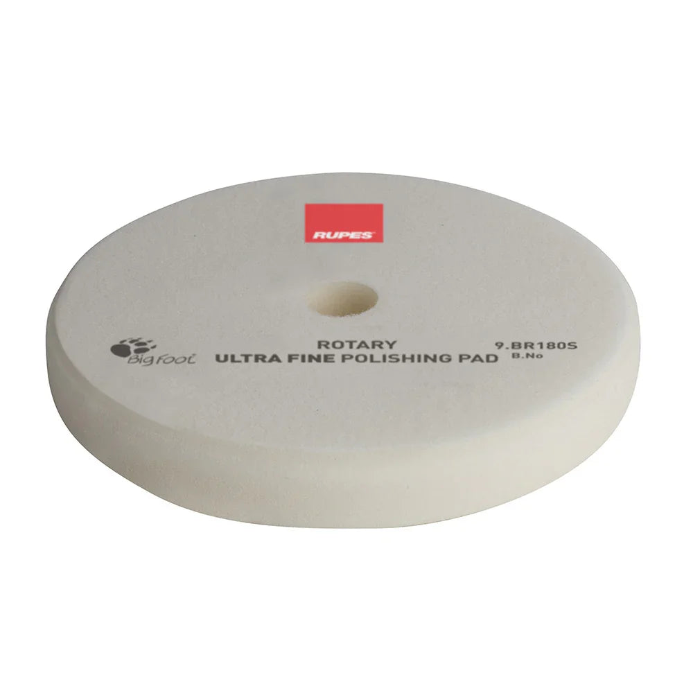 RUPES Rotary Ultra-Fine Polishing Foam Pad 155/160mm - White [9.BR180S] RUPES