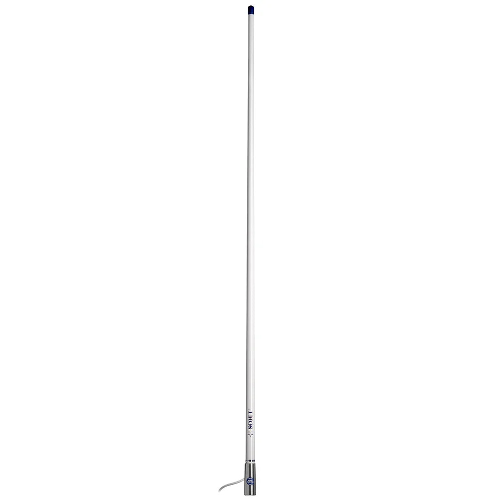 Scout Titan Series 4' White AM/FM Antenna Fiberglass [PF AN NAMFM011T] Scout