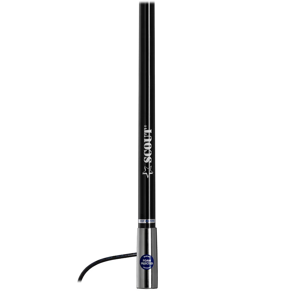 Scout Titan Series 4' Black AM/FM Antenna Fiberglass [PF AN NAMFM012T] Scout