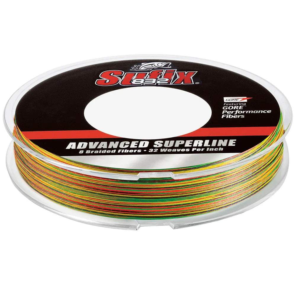 Sufix 832 Braid - 20lb - Fire Tiger - 300 yds [660-120FT] Sufix