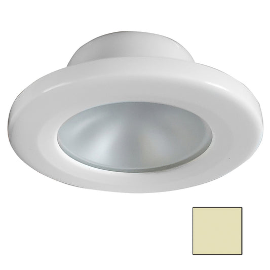i2Systems Apeiron Screw Mount Light - Round - Warm White/White Finish [APL-2W-30K-PW1] - Besafe1st