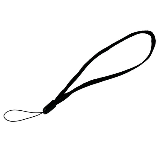 Black ACR SR303 Replacement Lanyard featuring a looped design for secure attachment. Ideal for outdoor use.