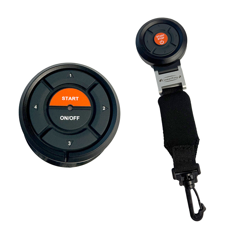 CoastKey Premium Plus Twin Mercury Engine Keyless Ignition w/Keyless Stop/Start, Remote Stop/Start, Ecos Rem Trim/Tilt [C0212]