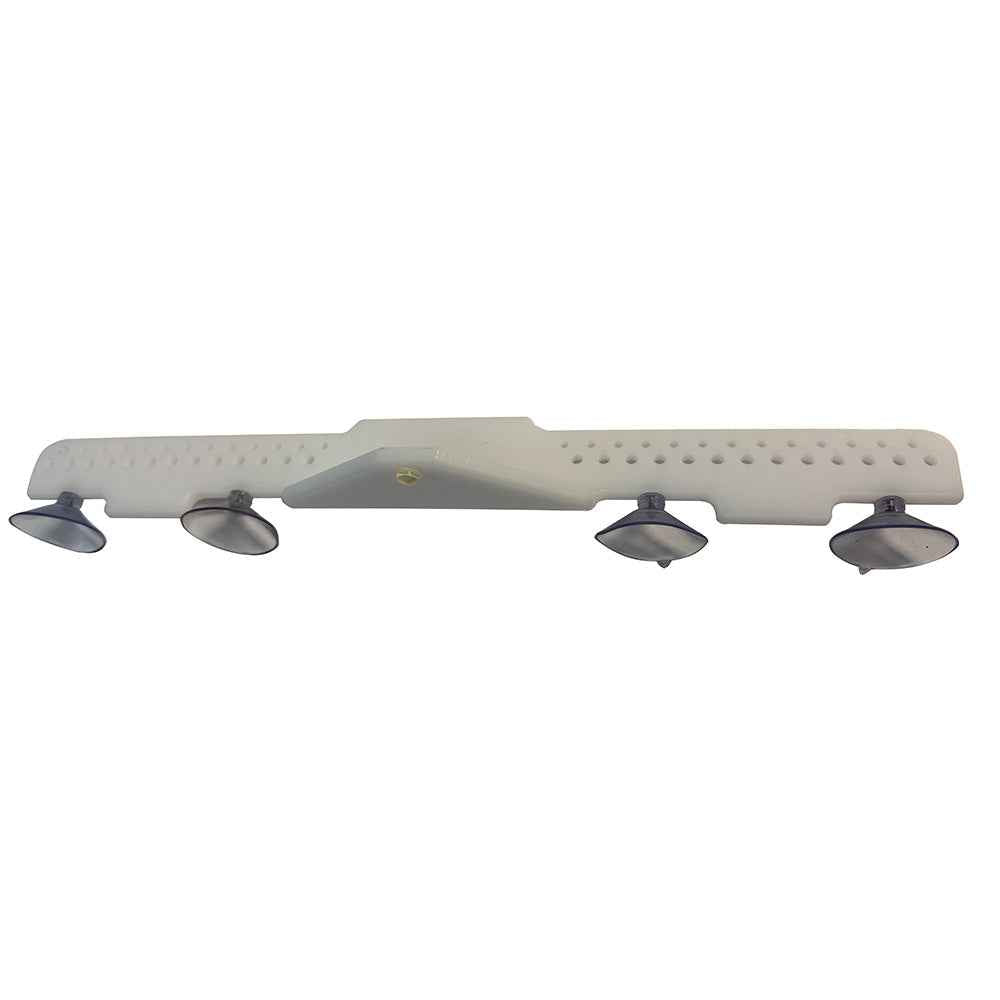 Deep Blue Marine 18" Acrylic Lure Rack - Suction Cup Mount - White [LR-18] Deep Blue Marine