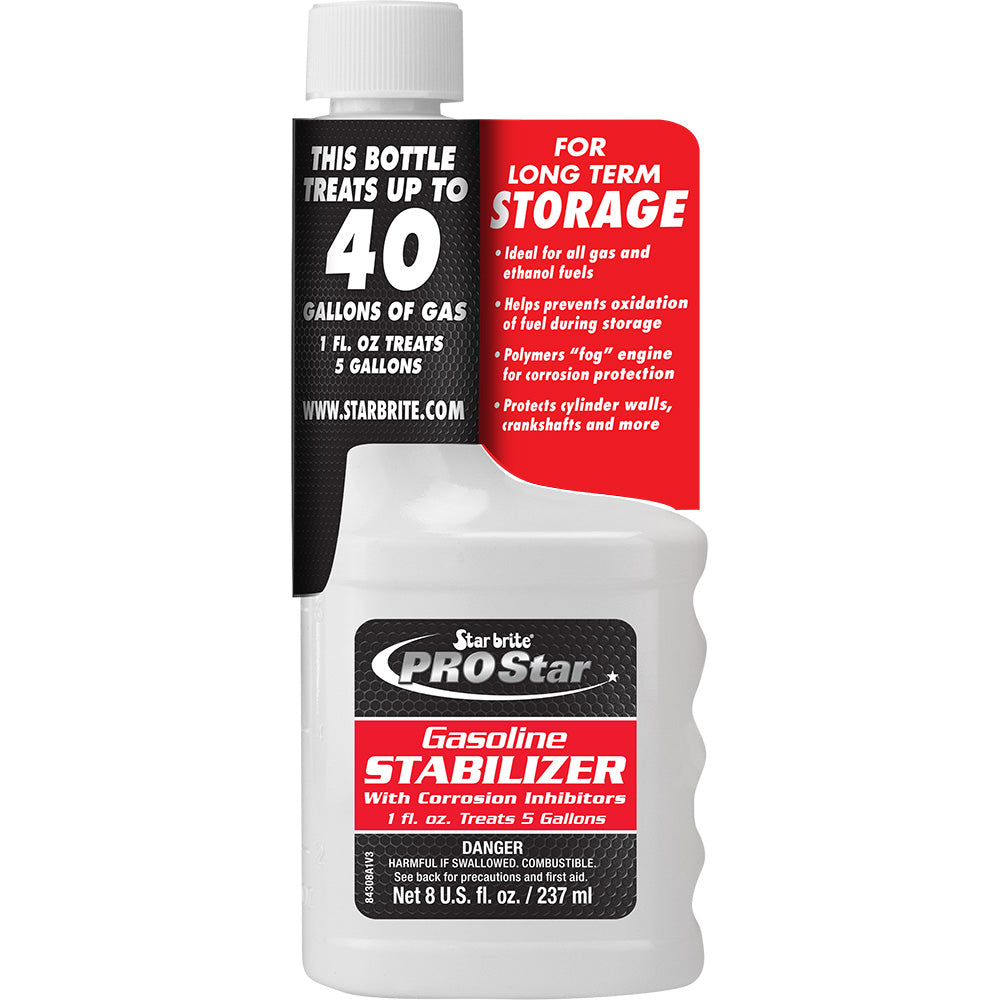 Star brite PRO Star Gas Stabilizer w/Corrosion Inhibitors - 8 oz [84308] Star brite